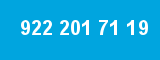 922 201 71 19